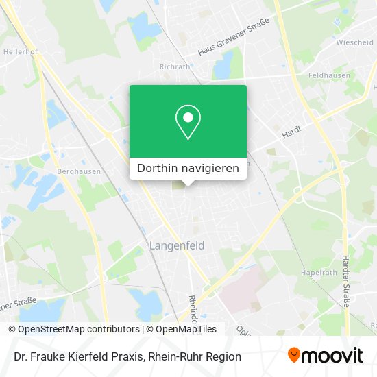 Dr. Frauke Kierfeld Praxis Karte