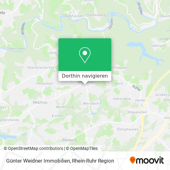 Günter Weidner Immobilien Karte