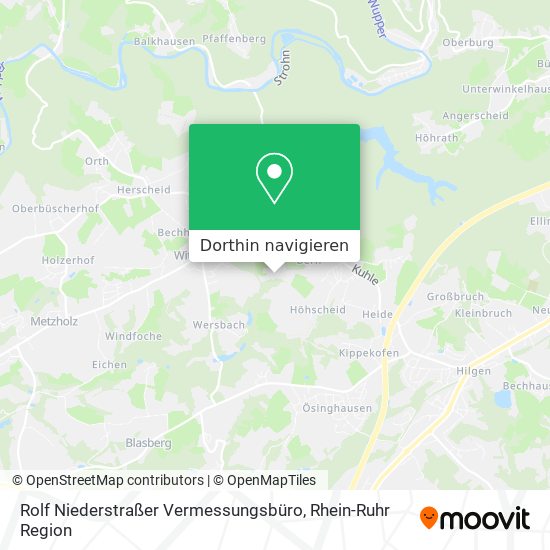 Rolf Niederstraßer Vermessungsbüro Karte