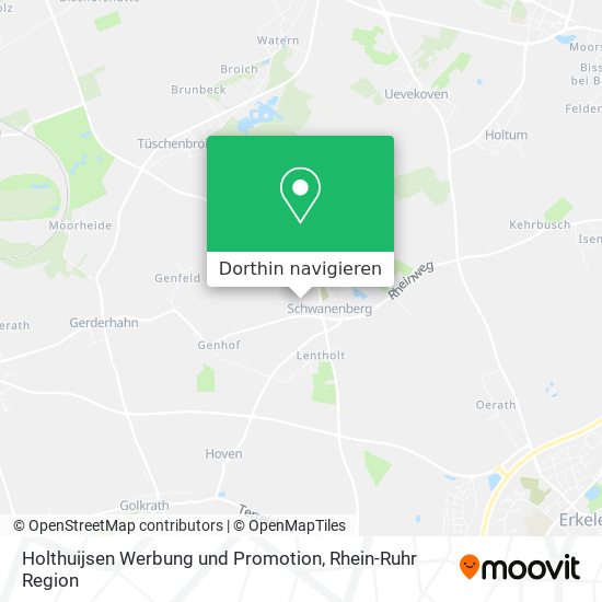Holthuijsen Werbung und Promotion Karte