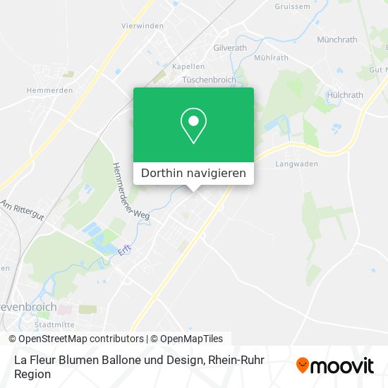 La Fleur Blumen Ballone und Design Karte