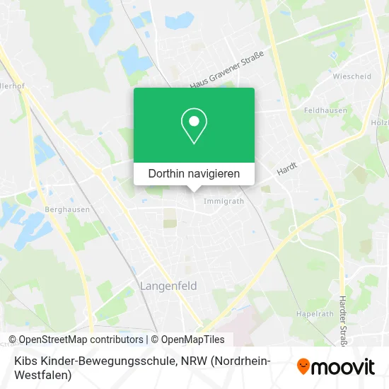 Kibs Kinder-Bewegungsschule Karte