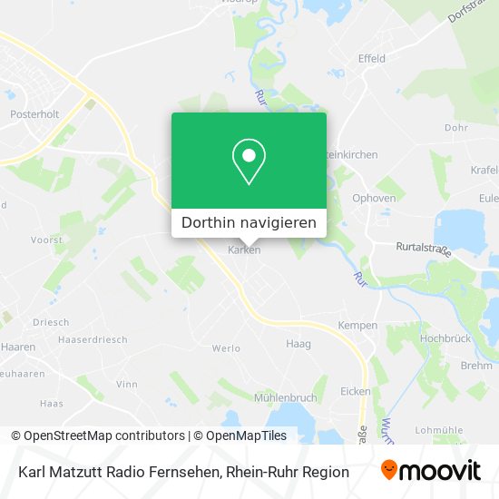 Karl Matzutt Radio Fernsehen Karte