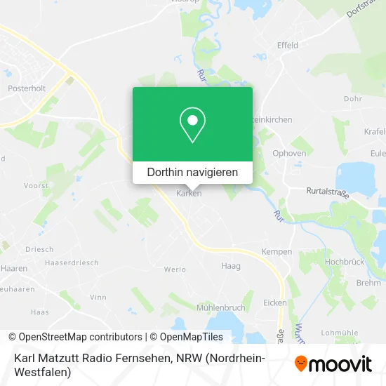 Karl Matzutt Radio Fernsehen Karte