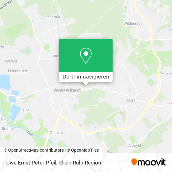 Uwe Ernst Peter Pfeil Karte