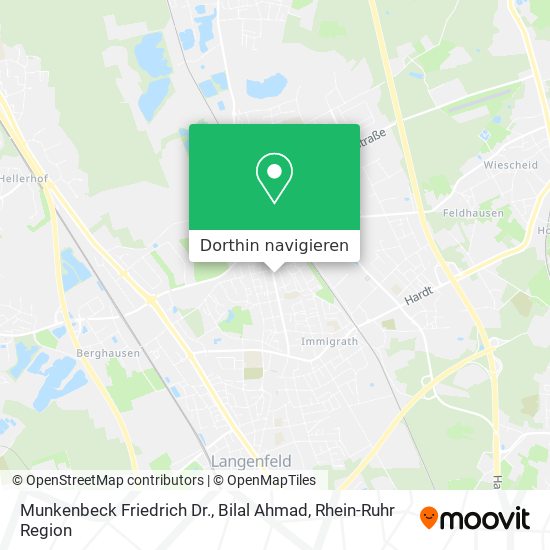 Munkenbeck Friedrich Dr., Bilal Ahmad Karte