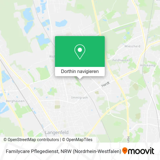 Familycare Pflegedienst Karte