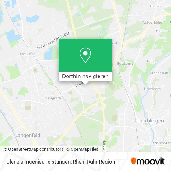 Clenela Ingenieurleistungen Karte