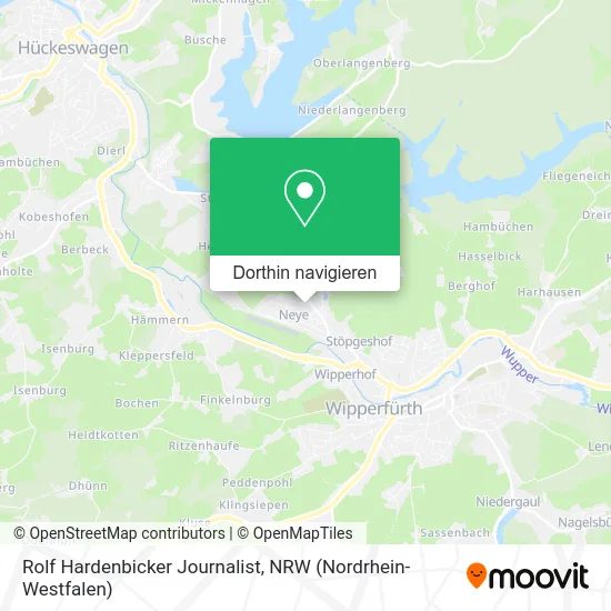 Rolf Hardenbicker Journalist Karte