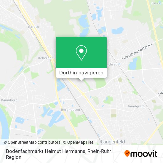 Bodenfachmarkt Helmut Hermanns Karte