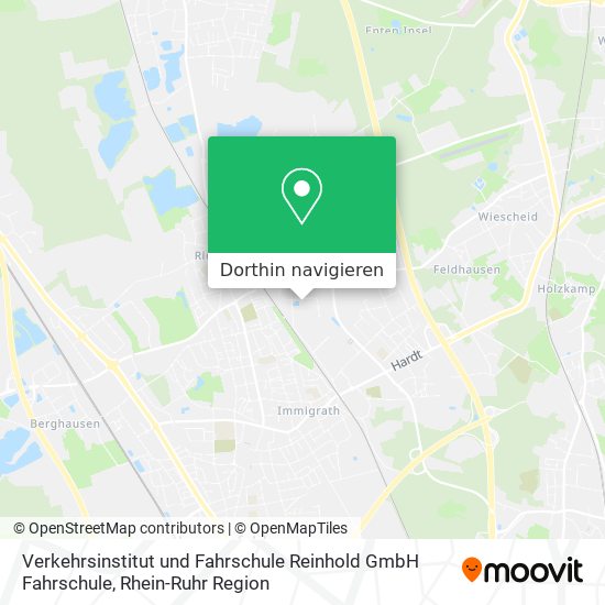 Verkehrsinstitut und Fahrschule Reinhold GmbH Fahrschule Karte