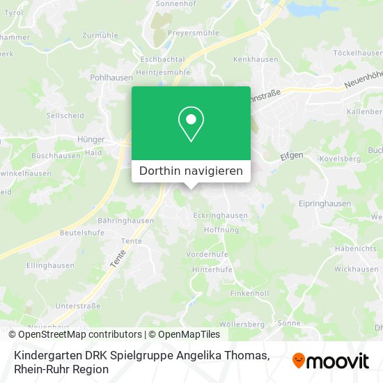 Kindergarten DRK Spielgruppe Angelika Thomas Karte