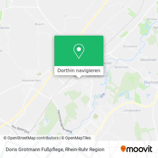 Doris Grotmann Fußpflege Karte