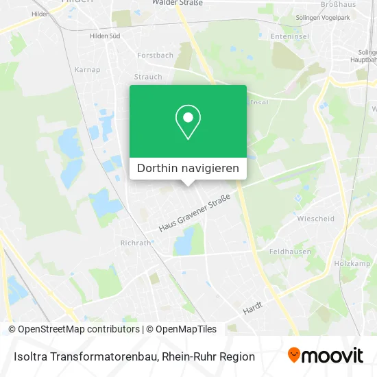 Isoltra Transformatorenbau Karte