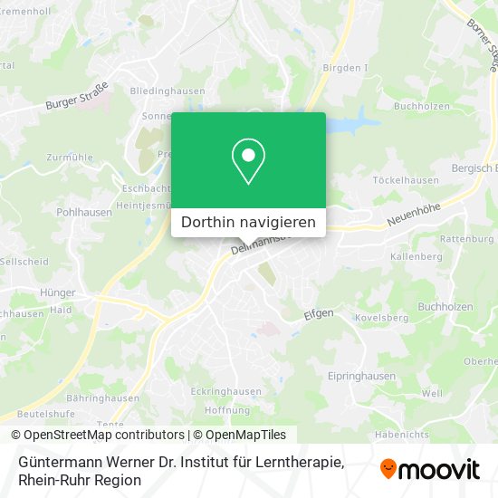 Güntermann Werner Dr. Institut für Lerntherapie Karte