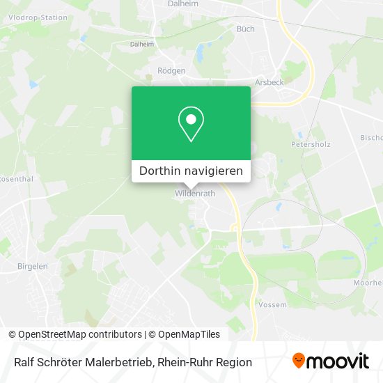 Ralf Schröter Malerbetrieb Karte