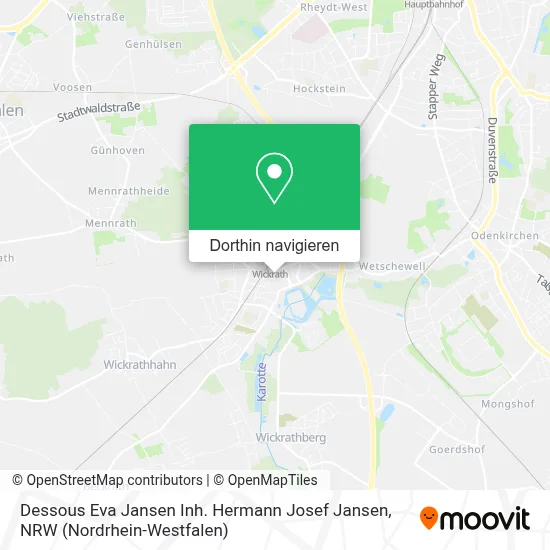 Dessous Eva Jansen Inh. Hermann Josef Jansen Karte