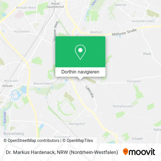 Dr. Markus Hardenack Karte