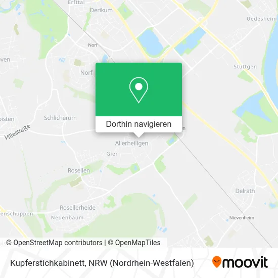 Kupferstichkabinett Karte