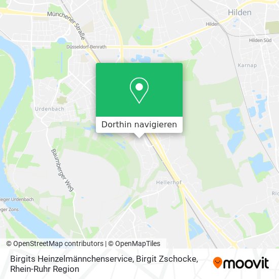 Birgits Heinzelmännchenservice, Birgit Zschocke Karte