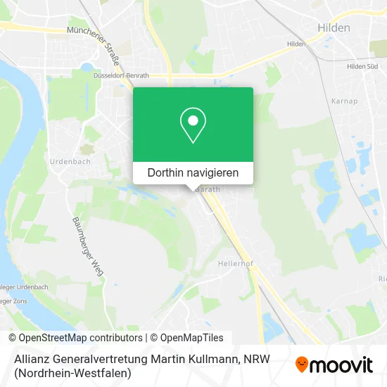 Allianz Generalvertretung Martin Kullmann Karte