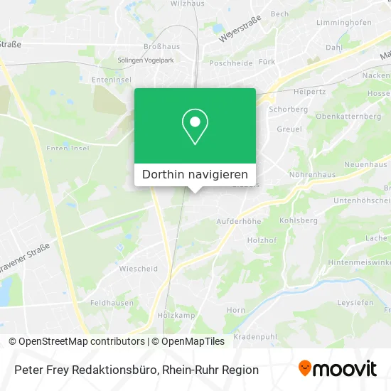 Peter Frey Redaktionsbüro Karte