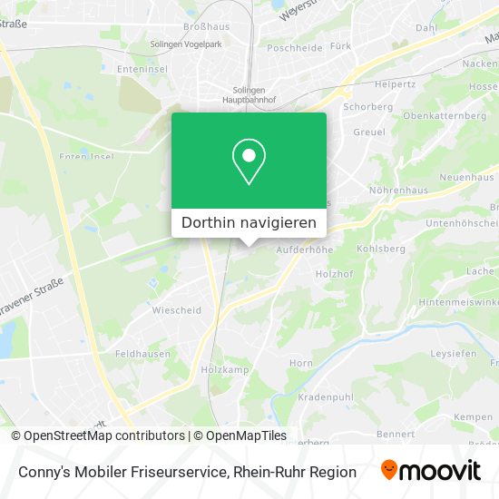 Conny's Mobiler Friseurservice Karte