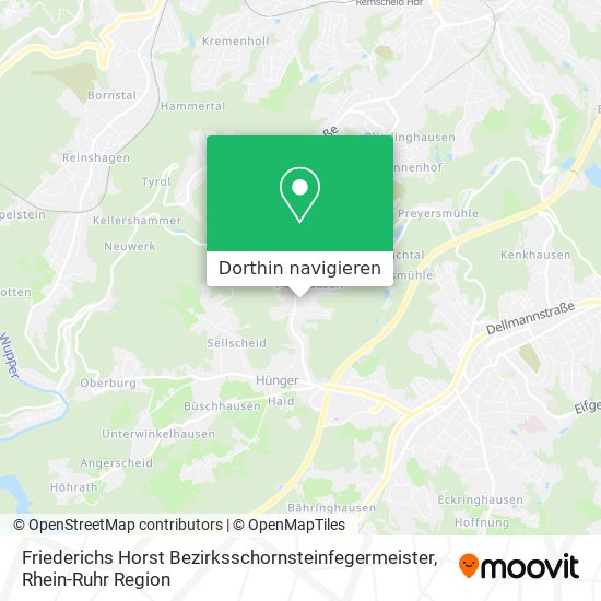 Friederichs Horst Bezirksschornsteinfegermeister Karte