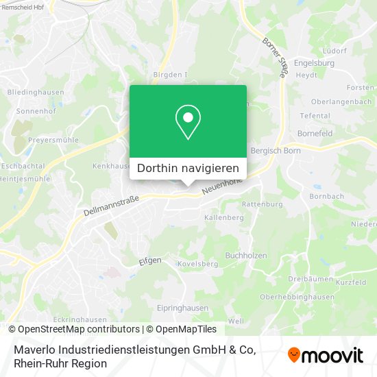 Maverlo Industriedienstleistungen GmbH & Co Karte