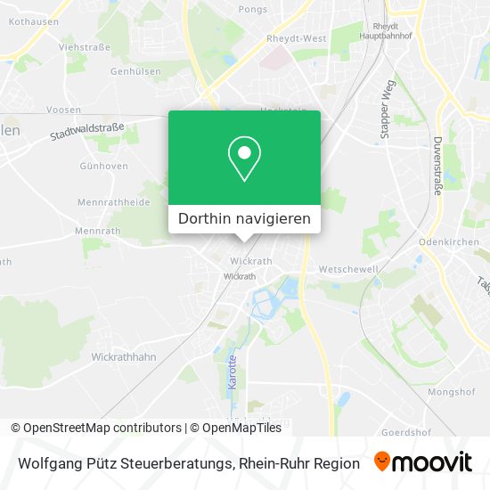 Wolfgang Pütz Steuerberatungs Karte