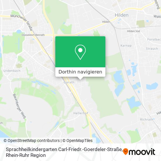 Sprachheilkindergarten Carl-Friedr.-Goerdeler-Straße Karte