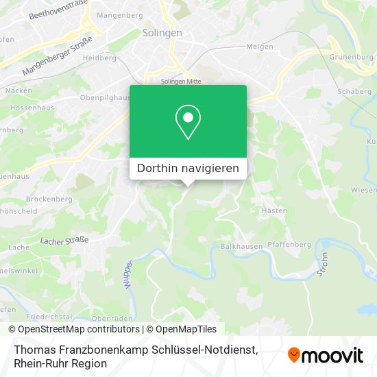 Thomas Franzbonenkamp Schlüssel-Notdienst Karte