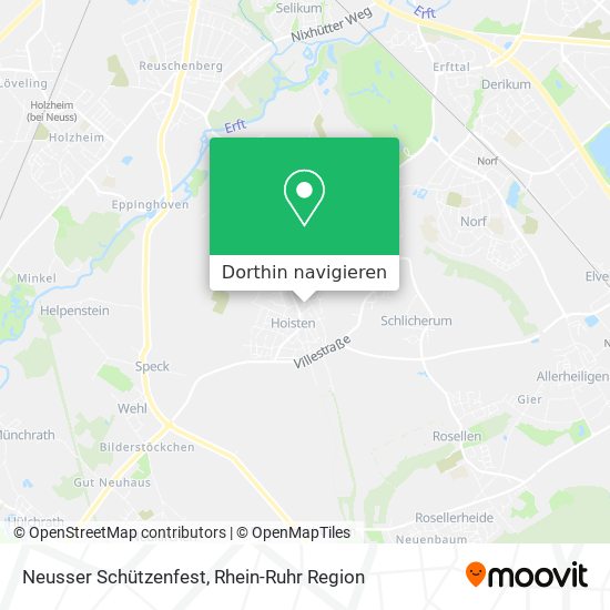 Neusser Schützenfest Karte
