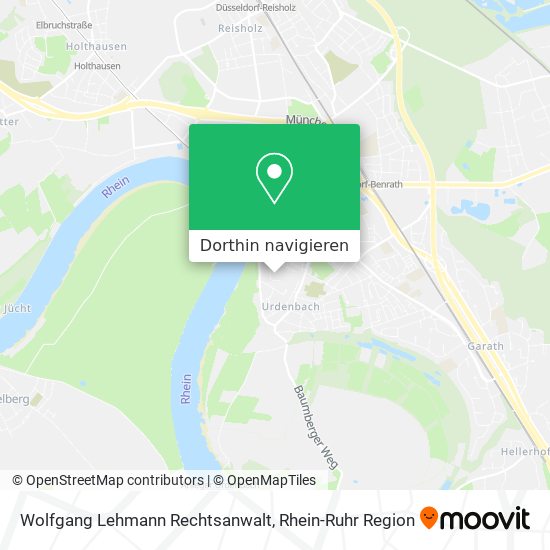 Wolfgang Lehmann Rechtsanwalt Karte