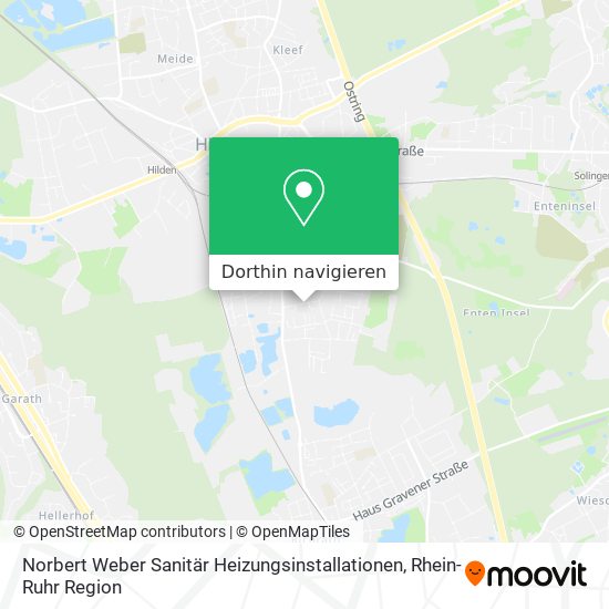 Norbert Weber Sanitär Heizungsinstallationen Karte
