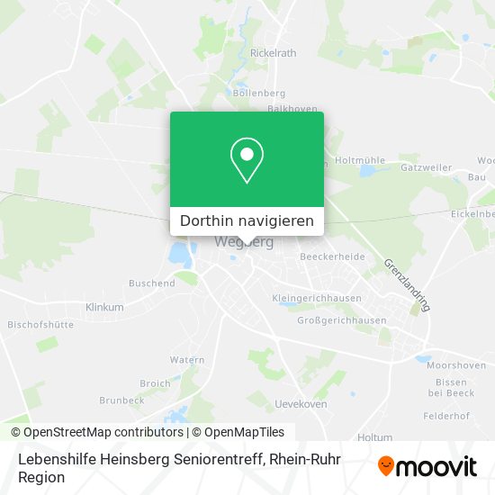 Lebenshilfe Heinsberg Seniorentreff Karte