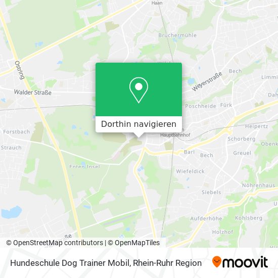 Hundeschule Dog Trainer Mobil Karte