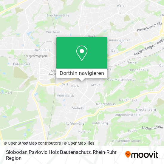 Slobodan Pavlovic Holz Bautenschutz Karte