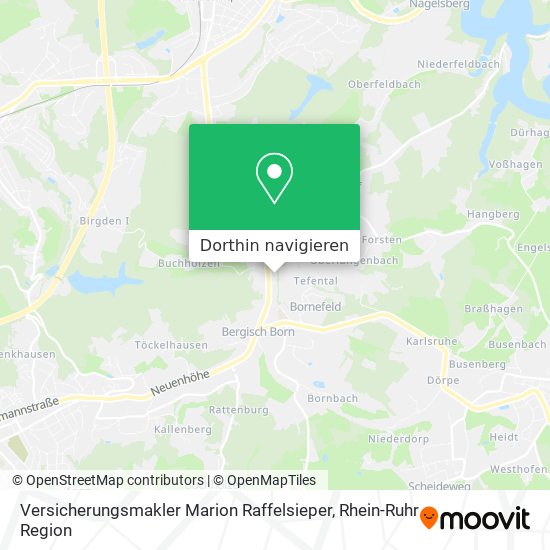 Versicherungsmakler Marion Raffelsieper Karte