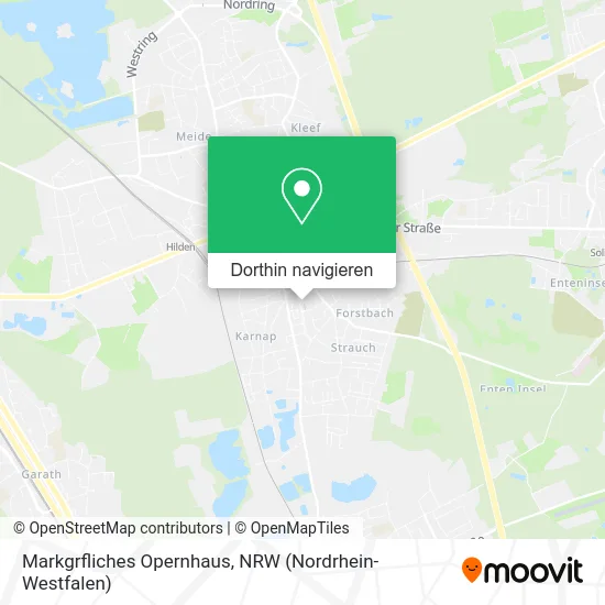 Markgrfliches Opernhaus Karte