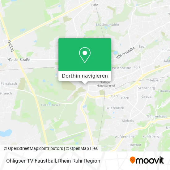 Ohligser TV Faustball Karte