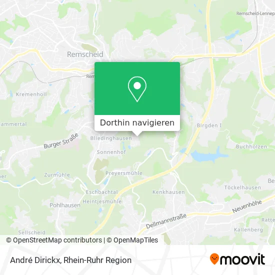 André Dirickx Karte