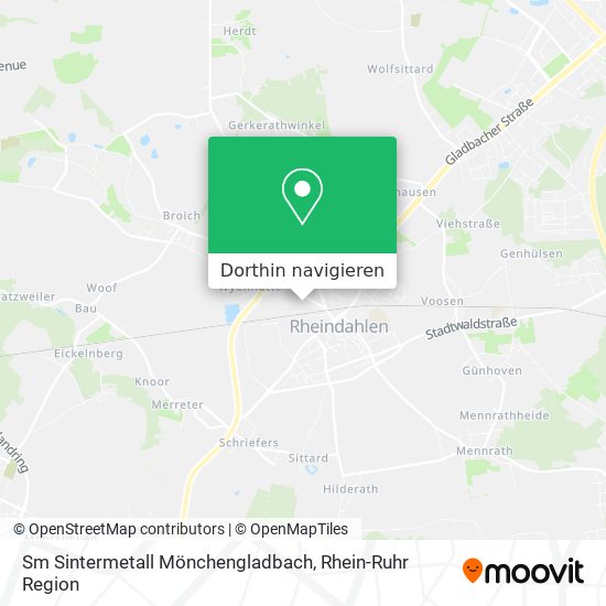 Sm Sintermetall Mönchengladbach Karte