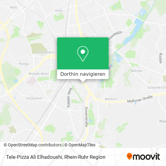 Tele-Pizza Ali Elhadoushi Karte