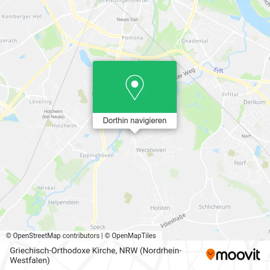 Griechisch-Orthodoxe Kirche Karte