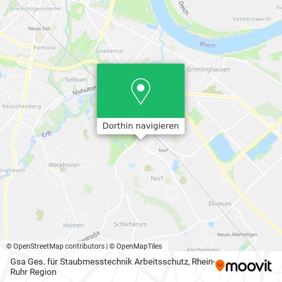 Gsa Ges. für Staubmesstechnik Arbeitsschutz Karte