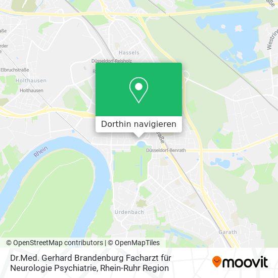 Dr.Med. Gerhard Brandenburg Facharzt für Neurologie Psychiatrie Karte
