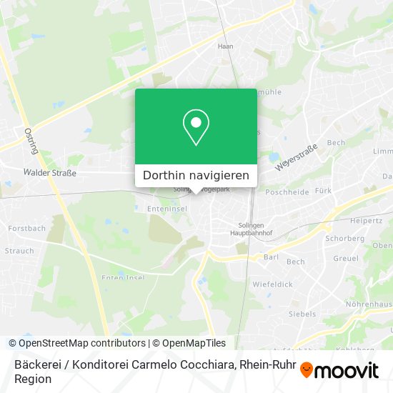 Bäckerei / Konditorei Carmelo Cocchiara Karte