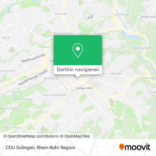 CDU Solingen Karte