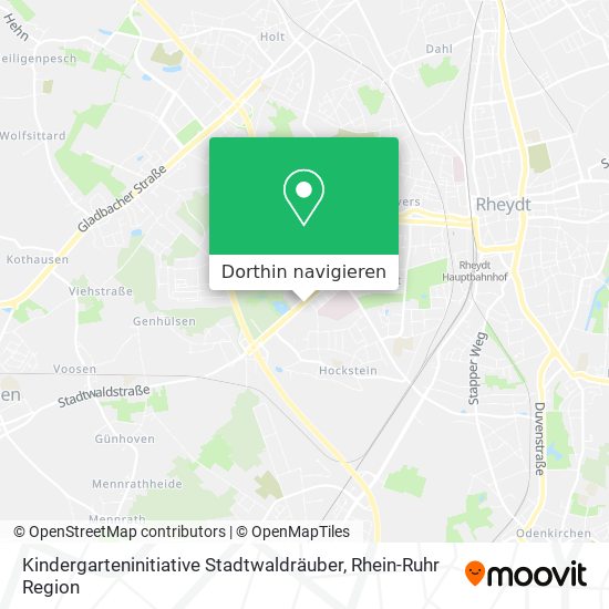 Kindergarteninitiative Stadtwaldräuber Karte